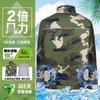 Ropa Inteligente de Acondicionamiento de Aire para Prevención del Calor Veraniego y Enfriamiento Ropa de Camuflaje para Hombre con Carga de Ventilador Refrigeración Ropa de Trabajo Chaqueta para Hombre