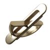 Tirador de tatami dorado con incrustaciones para puerta de armario con cajón giratorio invisible, tirador oculto de aleación de zinc.