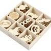 Colgantes de Madera para Navidad, Decoraciones Creativas para el Hogar, Colgantes de Madera, Manualidades, Colgantes para Árbol de Navidad, DIY