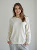 [Hengjia Hs] Suéter de Punto 100% Lana Pura para Mujer, Versátil Casual de Primavera, Cuello Redondo, Manga Larga, Suéter Básico