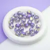 Contas Acrílicas de Alta Qualidade Roxo Claro Lua Fria com Furos para Corrente de Celular DIY Materiais para Miçangas