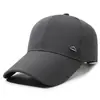 Gorra de Béisbol de Malla Transpirable Fina para Hombre, Visera Extensa para el Sol, Gorra de Pesca para Ocio al Aire Libre