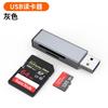 Lector de Tarjetas Multifuncional Usb2.0 Transmisión de Alta Velocidad Tipo-C Conectado a Unidad Usb Tf/Sd