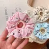 Dulces y Frescos Gomas para el Cabello Infantiles para Niñas, Diademas de Encaje Plegado de Alta Gama, Accesorios para el Cabello que No Dañan el Cabello