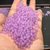 Cuentas redondas de ábaco de 4 mm de color púrpura hielo, venta al por mayor, accesorios de joyería de jade para bricolaje, cuentas sueltas, cuentas de barril, accesorios, productos semiacabados