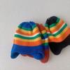 Gorro para niños, otoño e invierno, para niñas, gorro de punto coreano, gorro de lana de colores, gorro cálido con protección para los oídos para bebés y niños, moderno