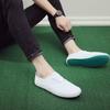 26 Pares de Zapatos de Seguridad Blancos al por Mayor, Zapatos de Lona Antideslizantes de Suela Suave para Hombres y Mujeres, Zapatos de Goma para Trabajar sin Cordones, Zapatos de Algodón Puro