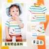 Ropa para Niños al por Mayor Camiseta de Manga Corta para Bebé Verano Nuevo Estilo Unisex Moda para Bebé Delgado Top Exterior Algodón Puro