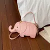 Bolsa de Mujer con Forma de Elefante Linda Mini Bolso de Hombro Cruzado En Stock Al Por Mayor Moderno Versátil Bolso de Mano Estilo Ins