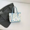 2024 Outono e Inverno Nova Grande Capacidade All-match Portátil Tote Bag Personalizado Graffiti Simples Moda Bolsa de Ombro Bolsa Feminina