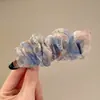 Pinza grande para el pelo estilo coreano para mujer, pinza banana para coleta alta, suave y elegante, lindo accesorio para el cabello