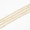 Diy14K cor de ouro mantendo Corrente de Coração de Amor Corrente solta de Amor Acessórios para pulseira colar brinco feitos à mão