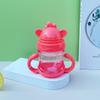 Contribución directa de fábrica preescolar PP vaso de pajita para niños hervidor transparente de una sola capa de plástico Vaso de pajita creativo