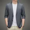 Traje de Hombre Primavera y Otoño Casual de Negocios Moda Masculina Chaqueta Coreana Nuevo Ajuste Delgado Tendencia Traje de Una Pieza Superior