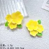 Acessórios de Resina Flor de Pessegueiro Cor Sólida Desenho Animado DIY Grampo de Cabelo Joias Cola Creme Buraco em Sapatos Materiais Artesanais Atacado