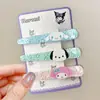 Serie de pato clip de Kitty de Sanrio un par de accesorios de acrílico de dibujos animados material hecho a mano para bricolaje tocado zapatos combinación de flores