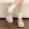 Sandálias Birkenstock Modernas de Solado Grosso para Mulheres, Novo Estilo Primavera 2026, Tira Única, Aumenta a Altura, Versátil, Casual, Slip-On