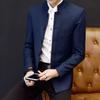 Traje túnica china de estilo chino personalizado para hombre, traje Tang de cuello alto, traje tradicional Hanfu para estudiantes, traje de actuación