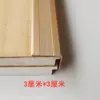 Tira de Acabado para Piso de Madera de Aleación de Aluminio Engrosada en Forma de 7 y L Tira Antideslizante para Escaleras Protector de Esquina en Ángulo Recto para Entrada de Alfombra