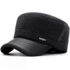 Gorro de Invierno Cortavientos para Hombres de Mediana Edad y Mayores, Forrado de Felpa y Engrosado para Calidez, Gorro de Algodón Engrosado de Lana para Abuelo que Protege los Oídos