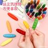 Crayones de Plástico para Niños Sin Manchas 12/24/36 Colores Paquete de Tubo Coloreados Lavables Arte Pintura Pasteles al Óleo al Mayoreo