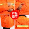 Protección Laboral de Invierno Espesado Ropa de Trabajo Mediana y Larga Abrigo de Algodón a Prueba de Viento y Frío Trabajador de Saneamiento Limpiador Abrigo de Algodón Cálido