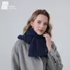 Processamento PersonalizadoCachecol de Tricô Cruzado Personalizado, Aquecedor de Pescoço Quente Tricotado, Novo Modelo em Estoque, Atacado Coreano, Estilo Coreano