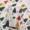 Nueva Serie de Papel Pera de Nieve Navideña con Papá Noel, Casas de Nieve, Luces de Colores, Bastones de Caramelo y Elementos de Lazos, Papel Plegable al por Mayor