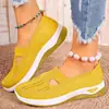 Zapatos de Mujer de Comercio Exterior Verano 2025 Zapatos Transfronterizos Talla Grande Zapatos Casuales para Mujer Zapatos para Madres de Mediana Edad y Mayores Entrega Directa de Fábrica