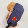 Conjunto de Tres Piezas Oso con Gorro de Felpa para Mujer, Gorro de Invierno a Prueba de Viento para Ciclismo, Bufanda Dulce y Versátil, Guantes, Gorro para Viento y Nieve