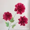 Flores Crisântemos com Chama Artificial para Casamentos, Auditórios, Decoração de Parede de Fundo para Casa e Hotel, Venda por Atacado do Fabricante