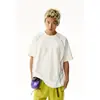 Camiseta Deportiva para Hombre 2026 7A Antibacteriana Bloqueo de Color Línea Hasselblad Secado Rápido Enfriamiento Camiseta de Manga Corta Venta al por Mayor