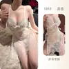 Camisón de Encaje Salvaje y Sexy Vestido de Encaje con Cordones Camisón Uniforme Tentación Lencería Erótica para Mujer Estilo de Alta Gama 1013