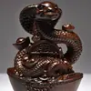 Ornaments de Escultura em Ébano Rato Boi Tigre Coelho Dragão Cobra Cavalo Ovelha Galo Macaco Cachorro Porco Yuanbao Conjunto Zodiacal de Artesanato