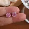 Joyería para Piercing de Aleación de Titanio G23 Diamante Incrustado de Zirconia Uña de Labio Anillo de Labio Uña de Barbilla Uña de Cartílago Uña de Hueso del Oído En Stock