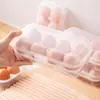 Caja de Huevos para Camping al Aire Libre Caja Portátil Compartimentada Caja de Empaque para Viajes Anticaídas a Prueba de Golpes Organizador de Huevos Caja Protectora