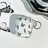 La Nueva Mariposa Fantasma es Adecuada para Fundas de Auriculares Airpodspro2, Completamente Cubierta con Pegamento, Funda Suave de TPU Universal de Nueva Cuarta Generación