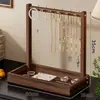 Estante de almacenamiento de joyas de escritorio, colgador de collares de múltiples ganchos, soporte de exhibición para pulseras y brazaletes, porta anillos, estante de almacenamiento de aretes