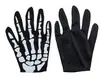 Accesorios para Fiesta de Halloween KTV Bar Fantasma de Terror Esqueleto Calavera Guantes de Fantasma Guantes de Tela de Goma