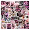 50 Piezas de Pegatinas de Blackpink, Cuaderno Creativo DIY del Grupo de Chicas Coreanas, Teléfono Móvil, Patineta Pegatinas Impermeables al por Mayor