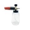 Regadera de boca grande para espuma de lavado de autos Olla de espuma de cobre para lavado de autos de alta presión Pistola regadera para belleza de autos Pistola rociadora de agua