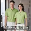 Camisa Polo de Spandex Estilo Nuevo de Verano Ropa de Trabajo para Hombres Uniforme de Grupo Camiseta de Manga Corta Logo Bordado Personalizado