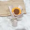 Buquê Criativo Mini Lã DIY Feito à Mão Pequena Margarida Flores Secas Imortais Lembrancinha de Feriado Presente Decoração Presente