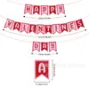 Suministros para fiesta temática de San Valentín transfronterizos, banderines de panal en espiral, artículos decorativos