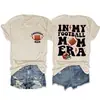 En mi mamá futbolista Amazon eBay sitio independiente camiseta de manga corta con cuello redondo para mujer casual y elegante