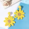 Pendientes de Hierba Rafi Flor Estrella Estrella de Mar Piña de Venta Caliente Transfronterizos Dopamina Tejidos a Mano Pendientes para Viajes de Verano Vacaciones
