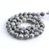 Piedra Natural Piedra de Sésamo Cuentas Sueltas Pulsera de Cuentas Redondas Accesorios de Joyería con Cuentas Pulsera de Piedra Natural Hecha a Mano DIY para Mujer Venta al por Mayor