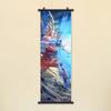 Pintura colgante en lienzo de Dragon Ball Z, anime Super Saiyan, para sala de deportes electrónicos, pintura decorativa para dormitorio, pintura colgante de pared