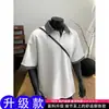 Camisa Polo Splicing Xadrez Falsa de Duas Peças Cleanfit Manga Curta Masculina Verão Design Retrô Americano Camiseta Estudante