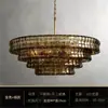 Lustre Murano de Luxo Leve Estilo Francês para Sala de Estar de Villa, Luminária de Arte Vintage para Quarto, Lustre de Vidro para Restaurante de Hotel